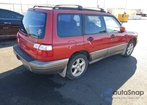 2002 Subaru Forester S z USA, uszkodzony, nr VIN JF1SF65542H702007